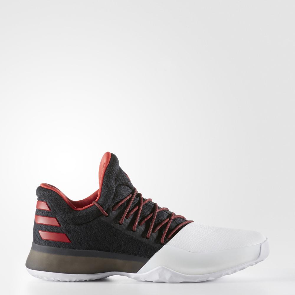 Adidas Men's Harden Vol. 1 Basketball Shoes Black/Deep Red/White Ireland BW0546